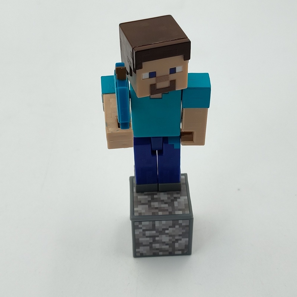 Minecraft‎ 3.25in Comic Maker Steve Figure Accessories Mattel📸SEE📏📸 - Picture 14 of 16
